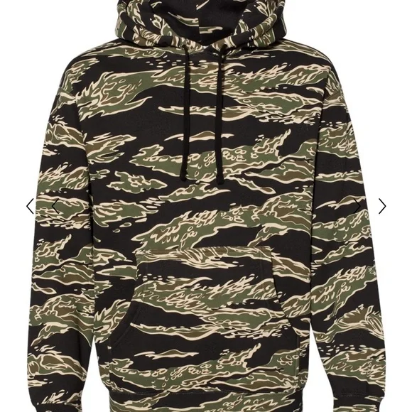 Independent Trading Co. Tiger Camo Hoodie - Picture 2 of 7